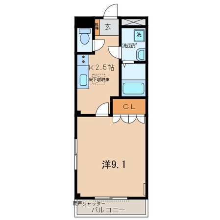 碧南中央駅 徒歩25分 1階の物件間取画像